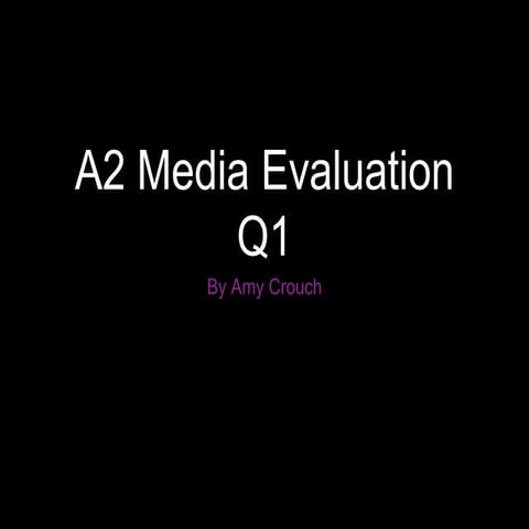 Q1 Evaluation