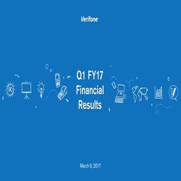Verifone Q1 2017 Earnings