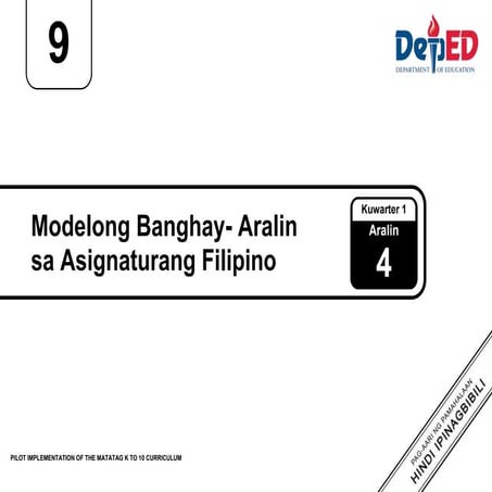 Q1 Le Filipino 9 Lesson 3 Weeasdfk 4 Pdf