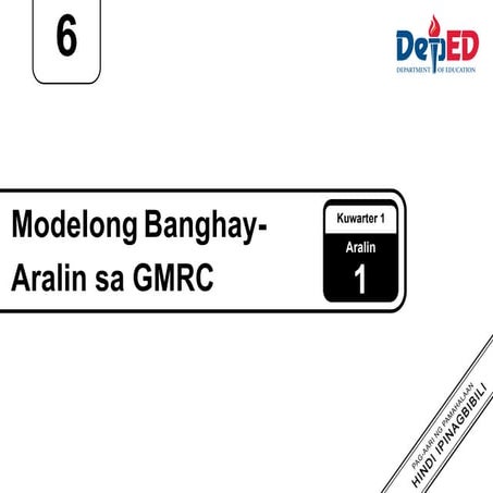 Grade 6 GMRC Lesson Plan on Self-Recognition and Dignity | DOCX