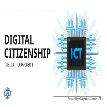 Introduction to Digital Citizenship | PPTX
