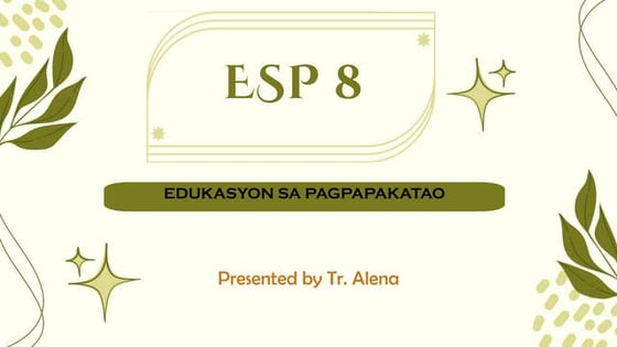 Lesson Plan in ESP for Quarter 4 Week 6 2 | PPT