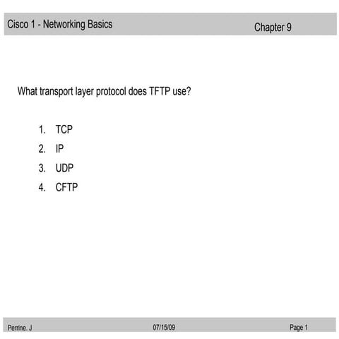 Q1 On Ch09 Tcpip Protocol Suite And Ip Addressing