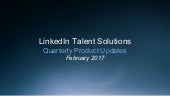 LinkedIn Talent Solutions Product U...