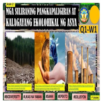 Q1 Week 2_Kasalukuyang Kalagayang Pangkapaligiran ng Pilipinas.pptx