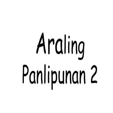 Q1 Week 5 - Araling Panlipunan.pptx PowerPoint of grade 2 lesson for Quarter ...