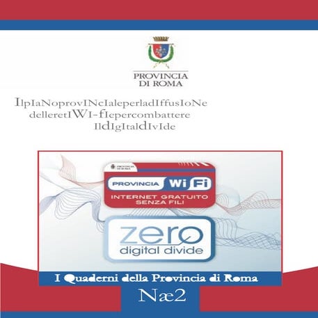 Nicola Zingaretti - Provincia di Roma - Piano provinciale per la diffusione d...