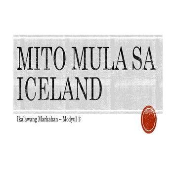 FILIPINO 10 - QUARTER TWO - MODULE 1.pptx