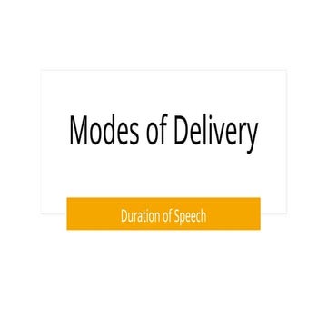 Q2 - M5 - Modes of Delivery of Speech.pptx