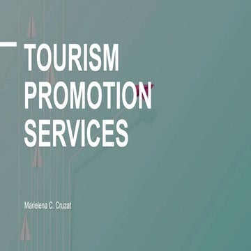 Q2-W6- Tourism Promotion Services