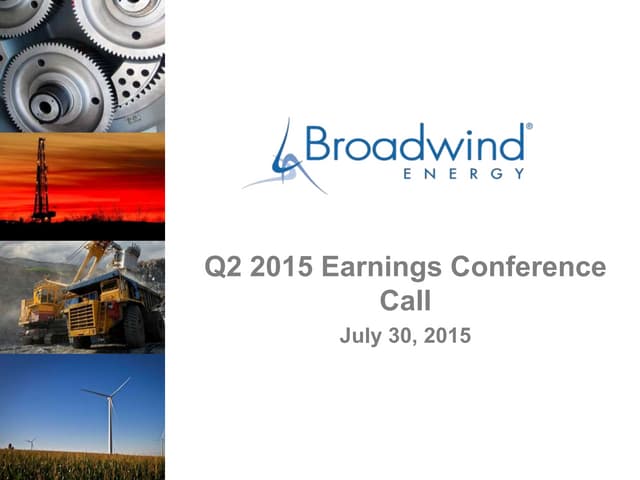 Q215 investor call slides final
