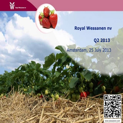 Q2 2013 wessanen analyst&investor meeting