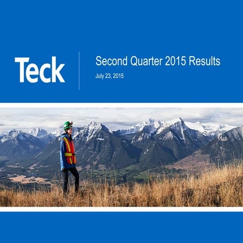 Q2 2015 Financial Results and Investors' Conference Call