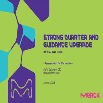 Merck Q2 2016 results