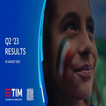 TIM Q2 2023 RESULTS