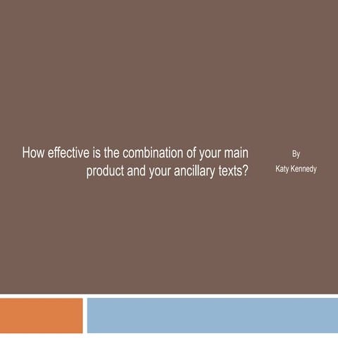 How effective is the combination of your main product and your ancillary texts?