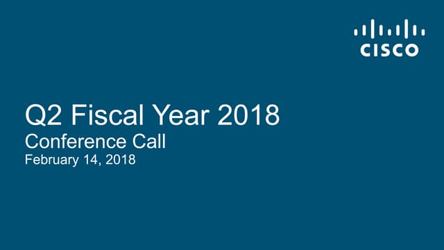 Q2 fy18 earnings slides