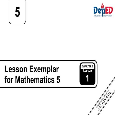 Math 5 Quarter 2 Lesson 1 and 2 Week 1&2
