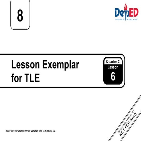 Q2_LE_TLE 8_Lesson 6_Week 6 second quarter