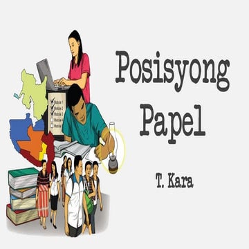 POSISYONG PAPEL.G-12 PILING LARANG AKADEMIK