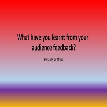 Evaluation Question Three