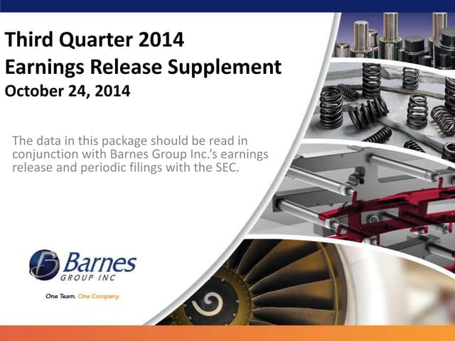 Q3 2014 Earnings Release Supplement