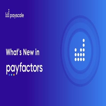 Webinar - Q3 2023: What’s New in Payfactors