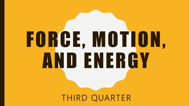 Q3 l1-motion