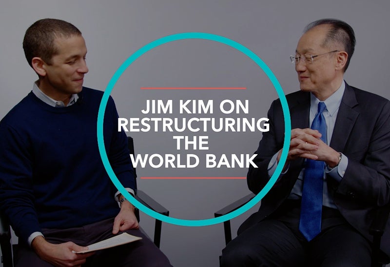 Jim Kim on The World Bank's Major R...