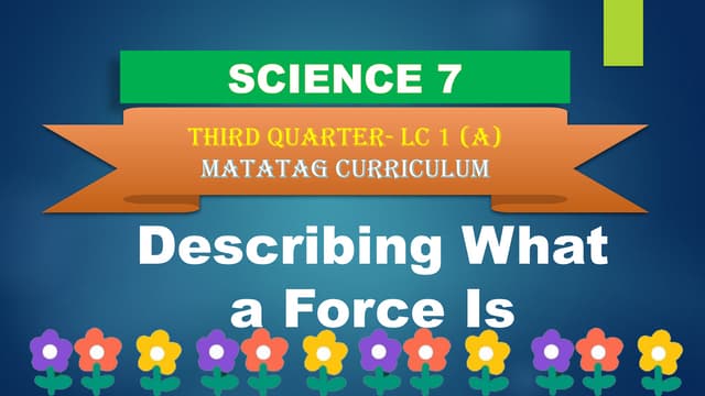 Forces And Motion Grade 8 Quarter 1 Pptx Pptx