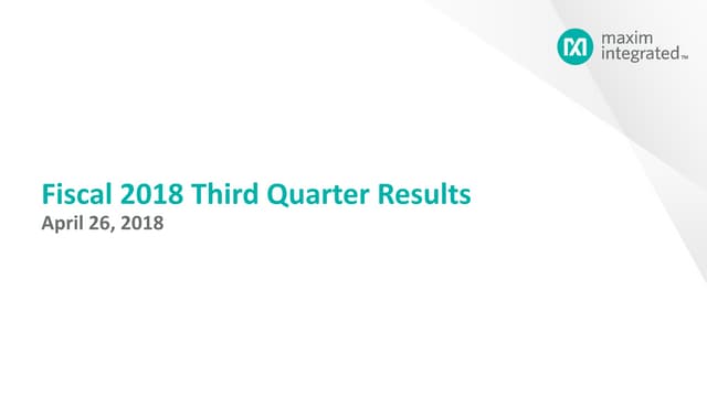 Q318 earnings presentation final