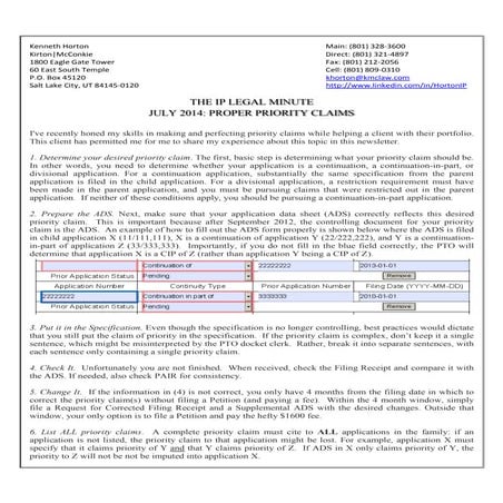 Q3 2014 IP Legal Minute