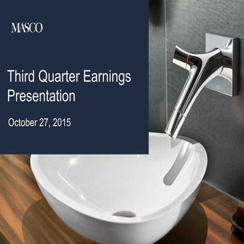 Q3 2015 Earnings Deck Final 2