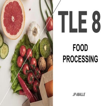 Q3_Lesson1_Day2. Food Processing in the School