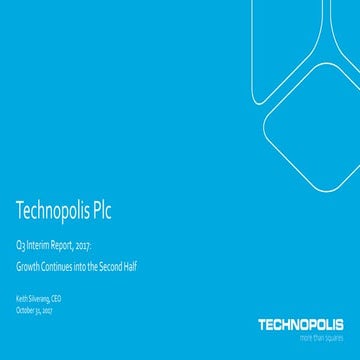 Technopolis Plc Interim Report