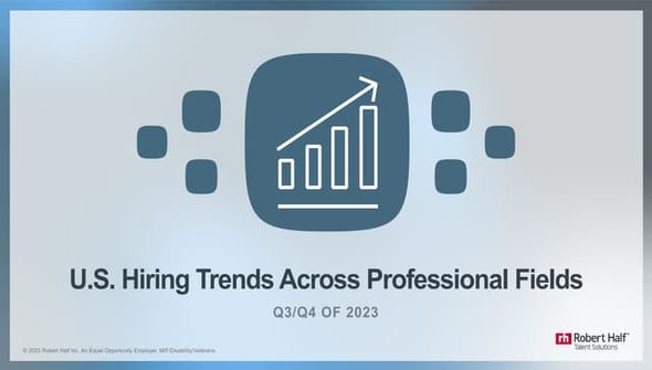U.S. Hiring Trends Across Professional Fields - Q3/Q4 2023