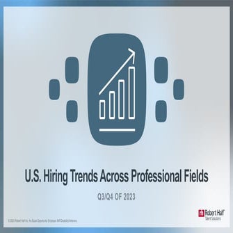 U.S. Hiring Trends Across Professional Fields - Q3/Q4 2023