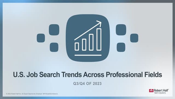 U.S. Job Search Trends Across Professional Fields - Q3/Q4 2023