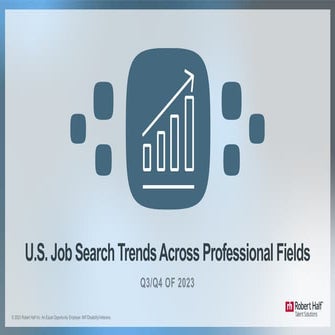 U.S. Job Search Trends Across Professional Fields - Q3/Q4 2023