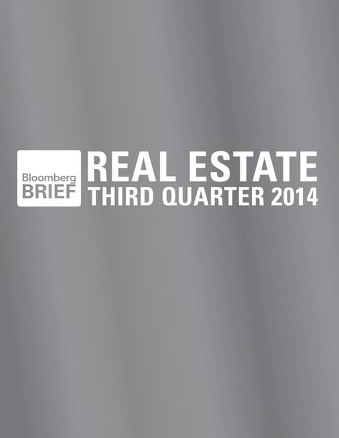 Real Estate Third Quarter 2014 Supp...