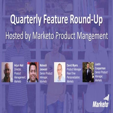 Quarterly Feature Round Up Webinar