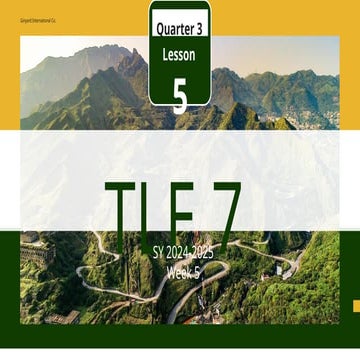 Q3 TLE 7 (Lesson 5) Week 5.pptxDFDDGDFGFDGFDGFDGFDGFDGFDG