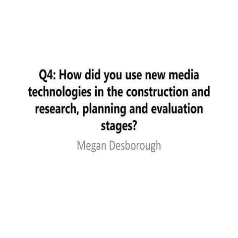 Q4 of Evaluation 
