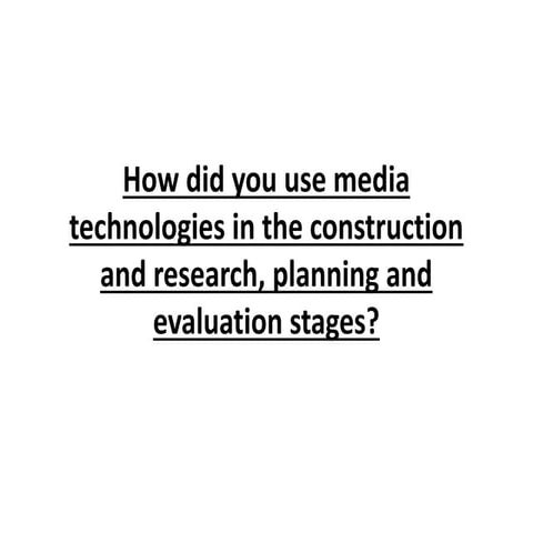 Evaluation Question 4