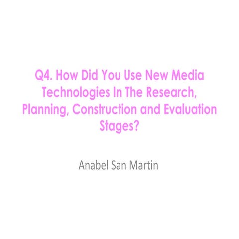 Question 4 - Evaluation