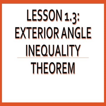 MATH 8 Quarter 4 LESSON 1.3 - Exterior.ppt