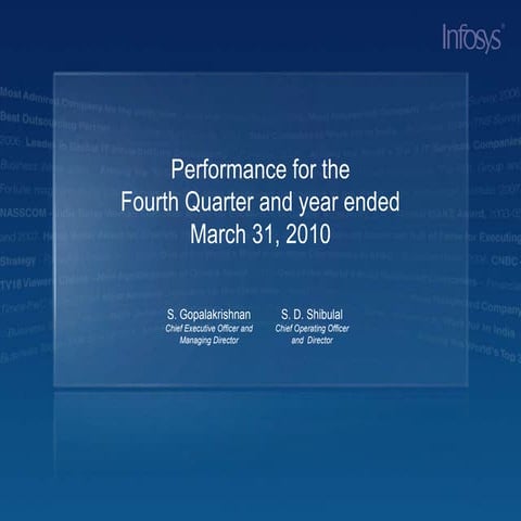 Q4 & FY'09-10 Annual Results