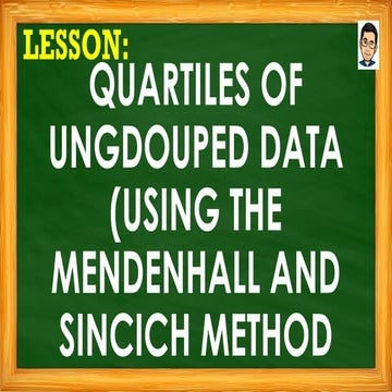 Quartile (ungrouped) | PPTX