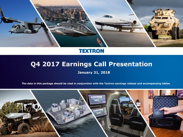 Q417 earnings presentation