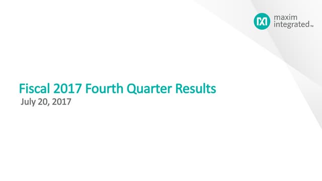 Q417 earnings presentation final